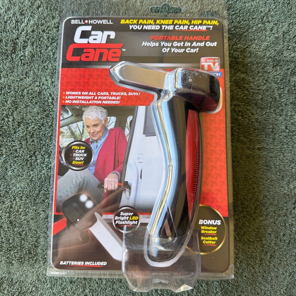 Bell + Howell Car Cane Portable Handle BRAND NEW